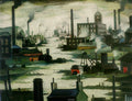 L S Lowry River Scene 1 A4 Art Photo Print 1