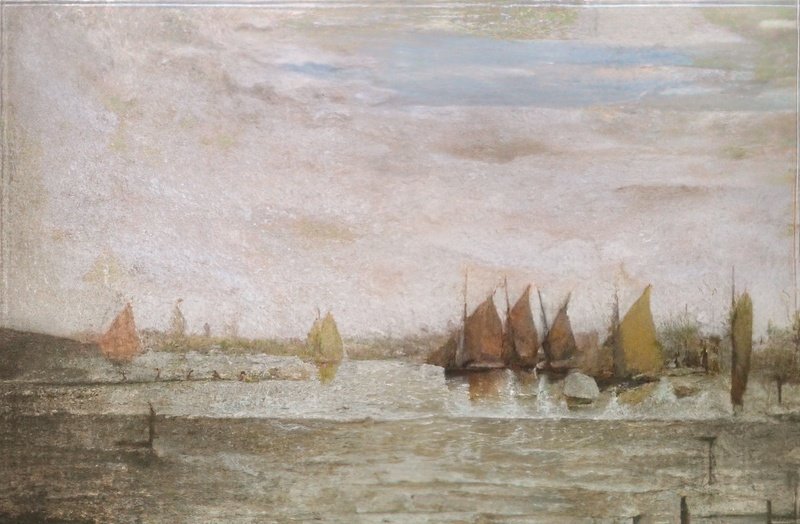 L S Lowry Seascape(11) A4 Photo Print 1