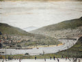 L S Lowry Six Bells, Abertillery, South Wales A4 Photo Print 1