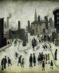 L S Lowry St Michael And All Angels, Angel Meadow, Manchester A4 Art Photo Print