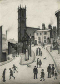 L S Lowry St Michael And All Angels, Angel Meadow, Manchester (2) A4 Photo Print