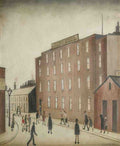 L S Lowry St Pauls School, Bennett Street A4 Photo Print