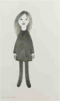 L S Lowry Standing Girl(1) A4 Photo Print 1