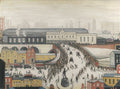 L S Lowry Station Approach, Manchester A4 Photo Print 1