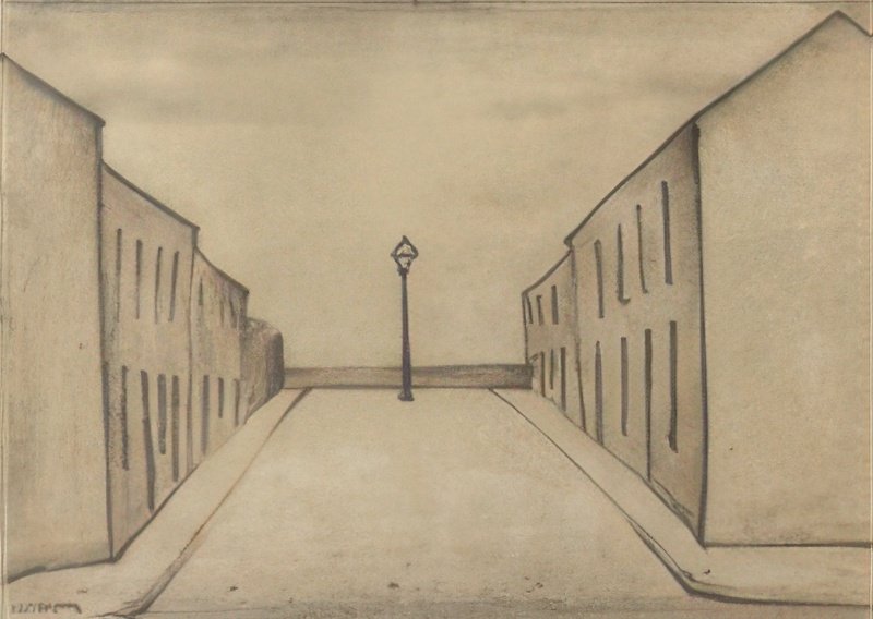 L S Lowry Street In Maryport(1) A4 Photo Print 1