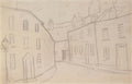 L S Lowry Street Scene (Palace Yard, Berwick On Tweed) A4 Photo Print 1