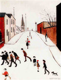L S Lowry Street Scene, Clitheroe A4 Photo Print 1