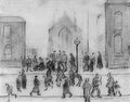 L S Lowry Street Scene(13) A4 Photo Print 1