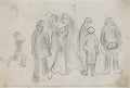 L S Lowry Street Scene(18) A4 Photo Print 1
