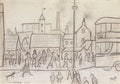 L S Lowry Street Scene 22 A4 Art Photo Print 1