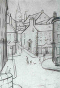 L S Lowry Street Scene 27 A4 Art Photo Print