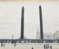 L S Lowry Street Scene(2) A4 Photo Print 1