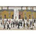 L S Lowry Street Scene(8) A4 Photo Print 1