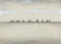 L S Lowry Study For The Stone Circle, Cornwall A4 Photo Print 1
