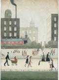L S Lowry Sunday In The Park, Manchester A4 Art Photo Print