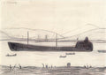L S Lowry Tanker At Anchor 1 A4 Art Photo Print 1
