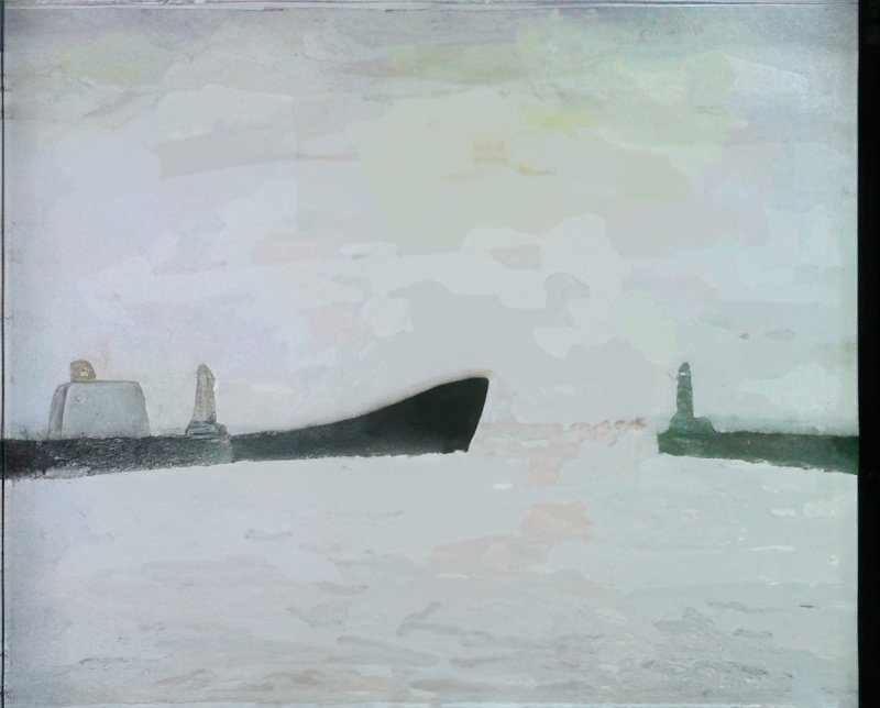 L S Lowry Tankers Entering The Tyne, 1967 A4 Art Photo Print 1