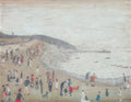 L S Lowry The Beach At Penarth 1 A4 Art Photo Print 1
