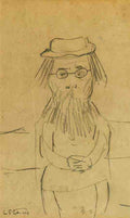 L S Lowry The Bearded Lady 2 A4 Art Photo Print