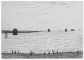 L S Lowry The Boyne Estuary, Drogheda A4 Photo Print 1