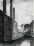 L S Lowry The Canal, Ancoats(1) A4 Photo Print