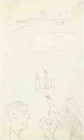 L S Lowry The Conversation(1) A4 Photo Print 1