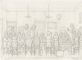 L S Lowry The Creditors Meeting 2 A4 Art Photo Print 1