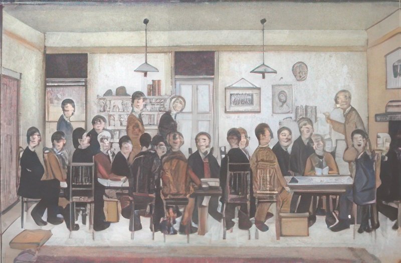 L S Lowry The Creditors Meeting(1) A4 Photo Print 1