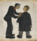 L S Lowry The Cripples (Political Argument) A4 Photo Print 1