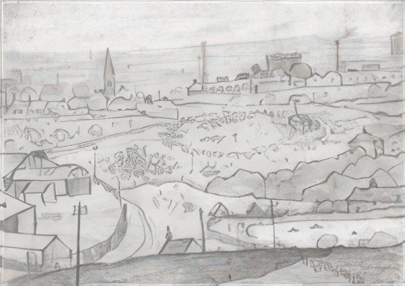 L S Lowry The Fairground 2 A4 Art Photo Print 1