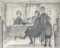 L S Lowry The Family Group (Or The Dead Plant) A4 Photo Print 1