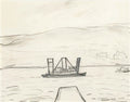 L S Lowry The Ferry 2 Works A4 Art Photo Print 1