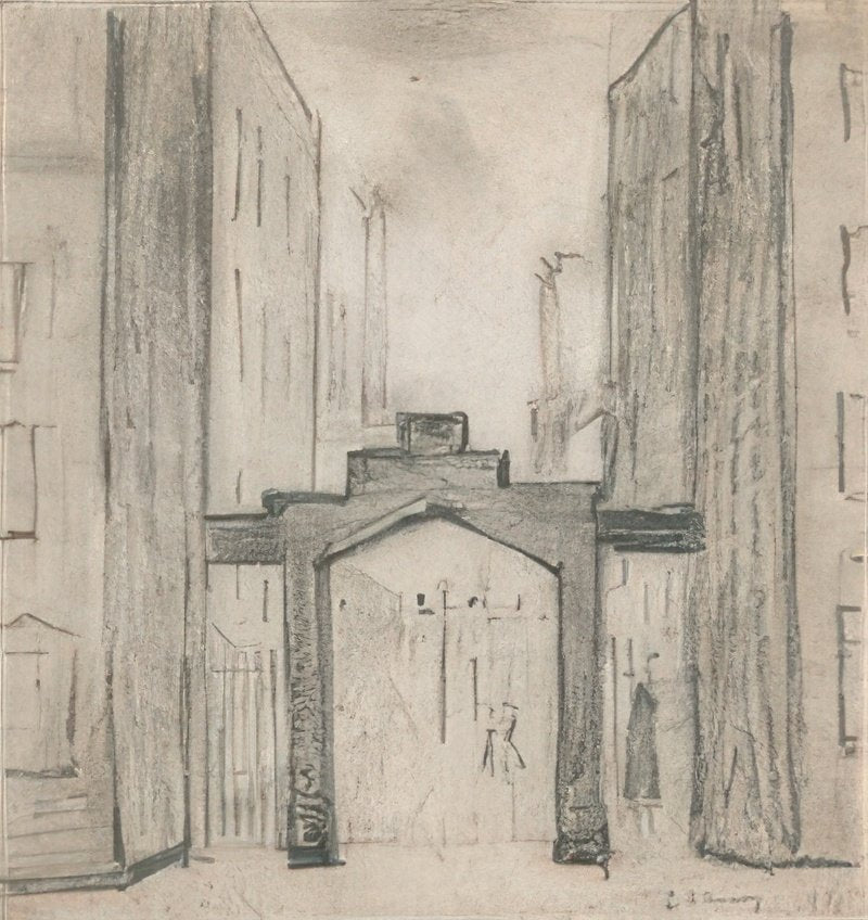 L S Lowry The Gateway (2) A4 Photo Print 1