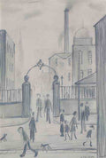 L S Lowry The Gateway 4 A4 Art Photo Print