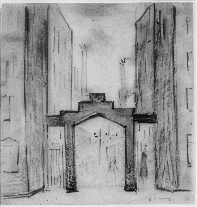 L S Lowry The Gateway 5 A4 Art Photo Print 1
