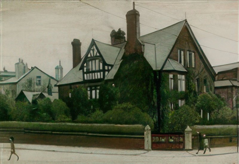 L S Lowry The House On The Corner, Manchester A4 Photo Print 1