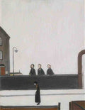 L S Lowry The Lookers On(1) A4 Photo Print 1