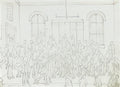 L S Lowry The Meeting (2) A4 Photo Print 1