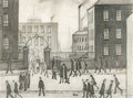 L S Lowry The Mill Gates (2) A4 Photo Print 1
