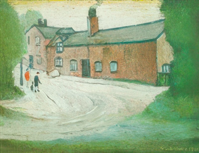 L S Lowry The Mill, Moston 1 A4 Art Photo Print 1