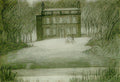 L S Lowry The Old House, Gatley A4 Art Photo Print 1
