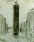 L S Lowry The Old Tollbooth, Glasgow(1) A4 Photo Print 1