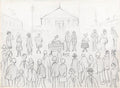 L S Lowry The Prayer Meeting (2) A4 Photo Print 1