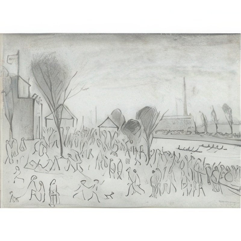 L S Lowry The Regatta (2) A4 Photo Print 1