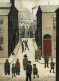 L S Lowry The Steps, Irk Place A4 Photo Print 1