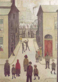 L S Lowry The Steps, Irk Place 1 A4 Art Photo Print
