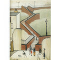 L S Lowry The Steps(2) A4 Photo Print 1