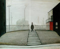 L S Lowry The Steps(3) A4 Photo Print 1