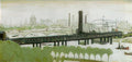 L S Lowry The Thames From Whitehall Court 1 A4 Art Photo Print 1