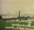 L S Lowry The Thames From Whitehall Court 4 A4 Art Photo Print 1